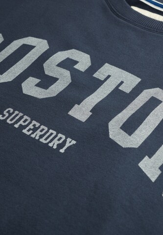 Sweat-shirt 'Athletic Essentials' Superdry en bleu