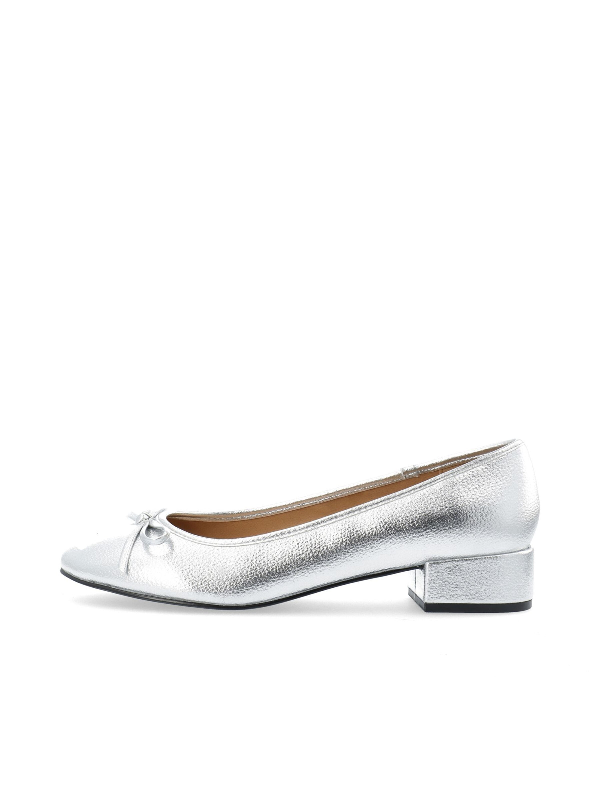 Bianco Ballerina 'CINDY' in Silver: front