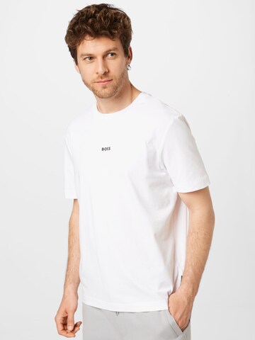 T-Shirt 'Chup' BOSS en blanc : devant