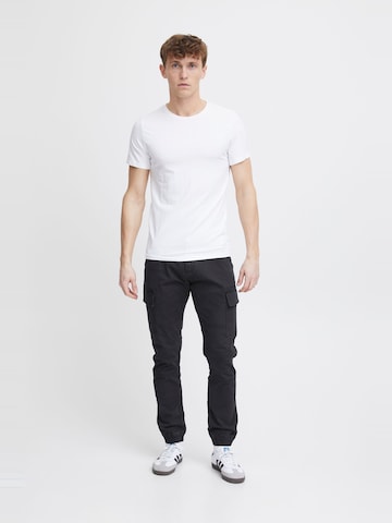 Effilé Pantalon 'Bromfield' INDICODE JEANS en noir : devant