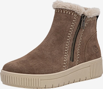 REMONTE Enkellaarsjes in Bruin: voorkant