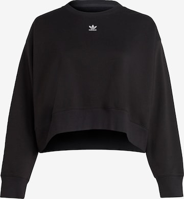 Bluză de molton 'Adicolor Essentials' de la ADIDAS ORIGINALS pe negru: față