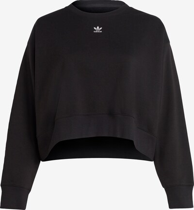 ADIDAS ORIGINALS Sweatshirt 'Adicolor Essentials' in schwarz / weiß, Produktansicht