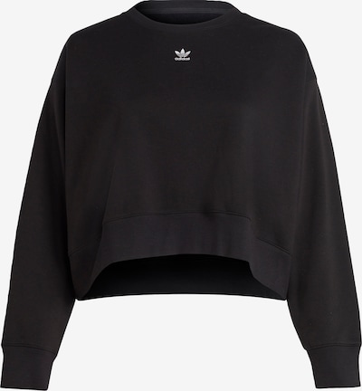 ADIDAS ORIGINALS Sweat-shirt 'Adicolor Essentials' en noir / blanc, Vue avec produit