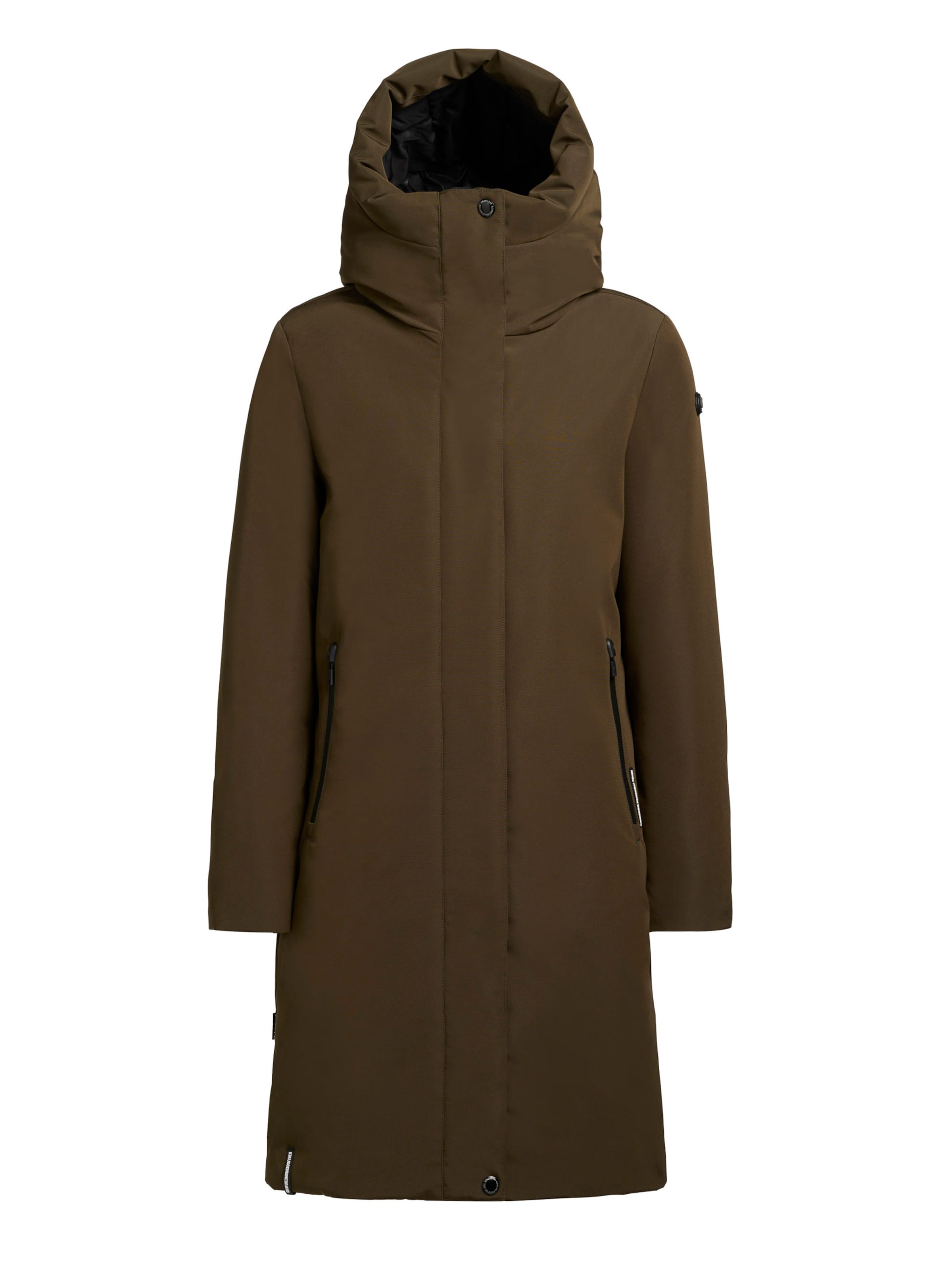 khujo Wintermantel ' NELLEN ' in Groen: voorkant