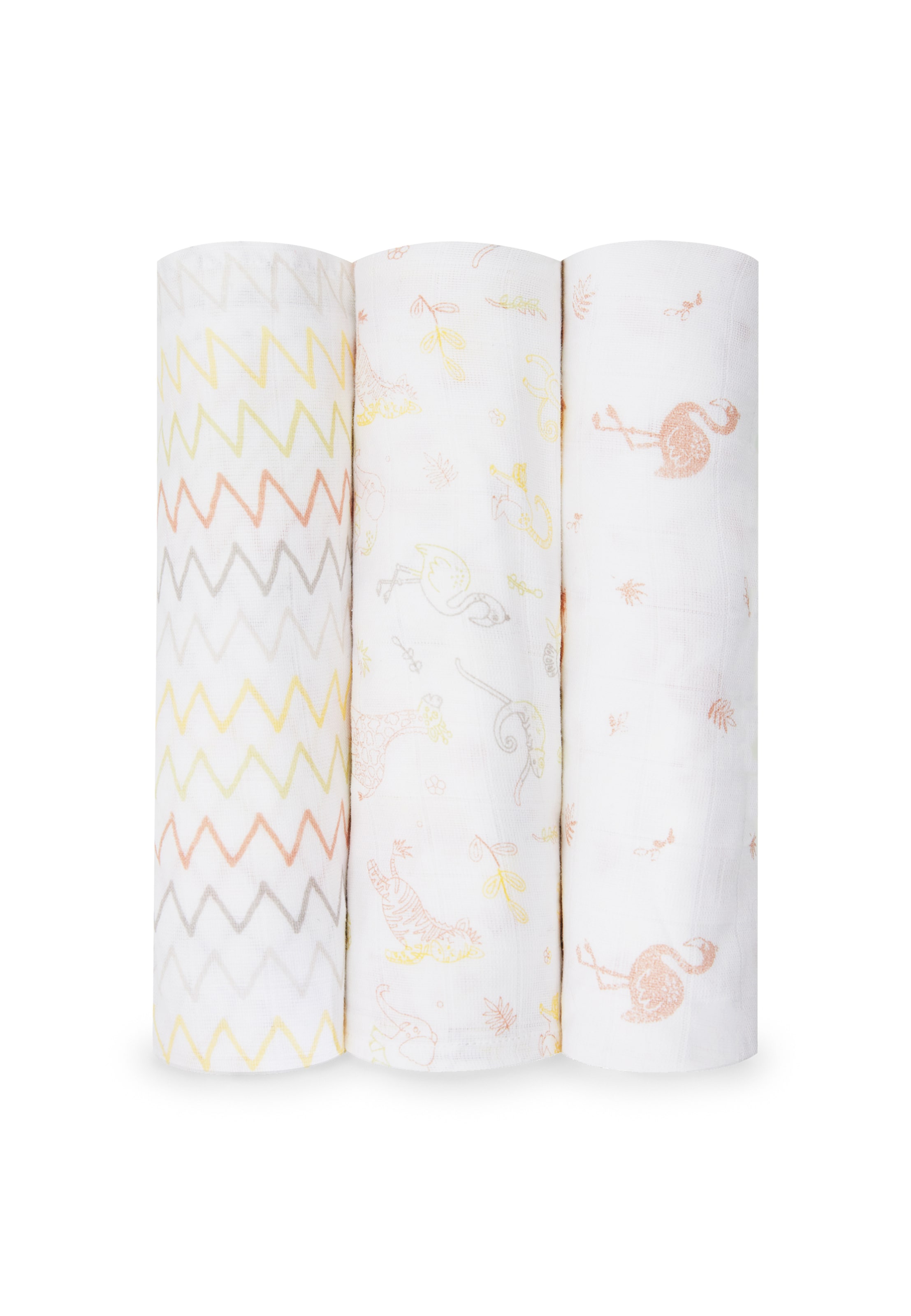 Foulard Stellou & Friends en blanc : devant