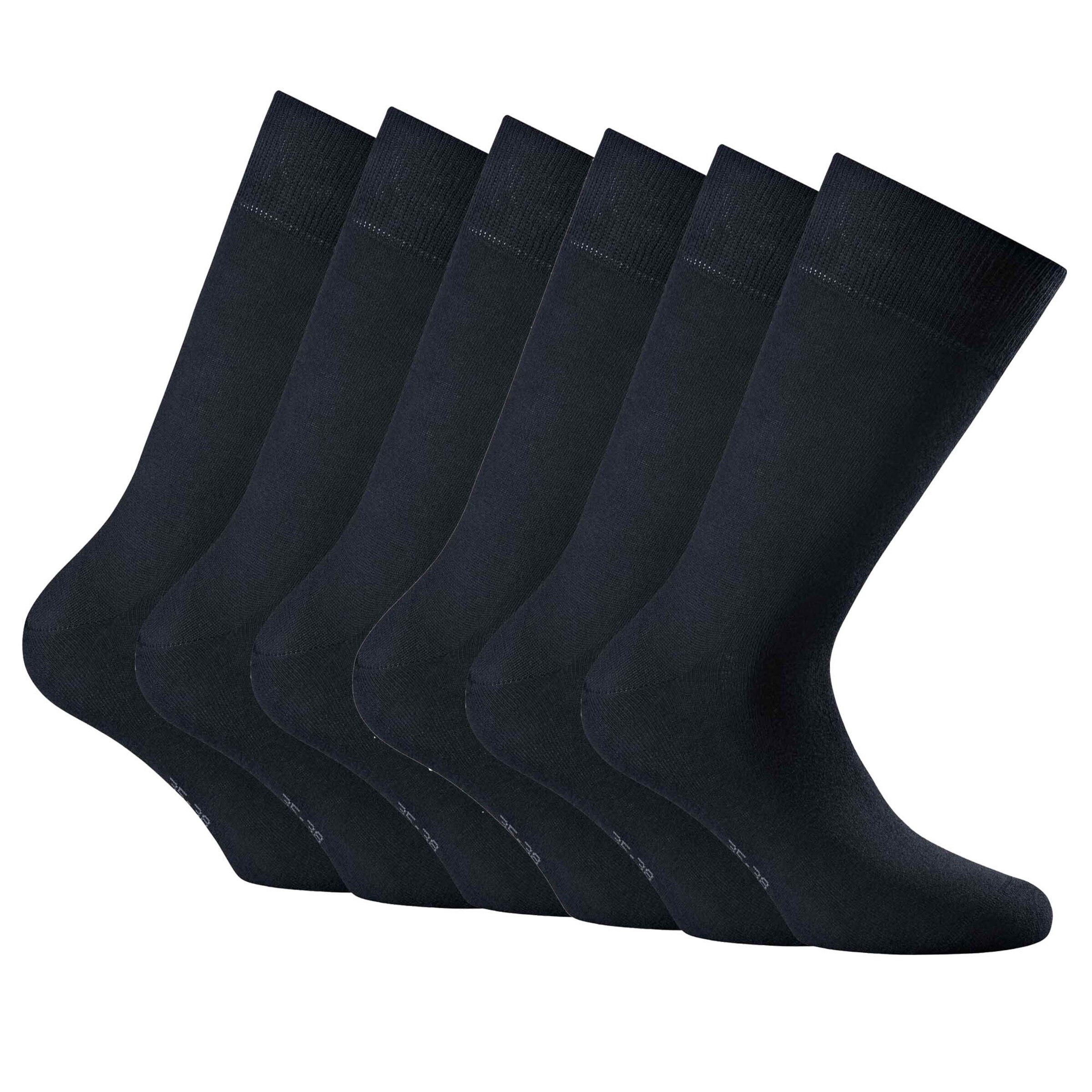 Rohner Basic Socks in Blue: front