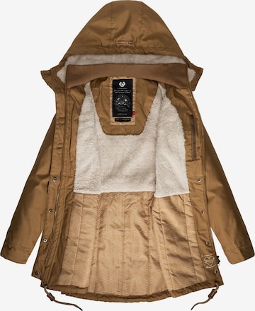 Ragwear Winterparka 'Jane' in Braun