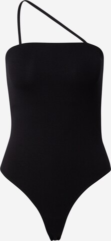 Aligne Shirt body 'Freya' in Zwart: voorkant