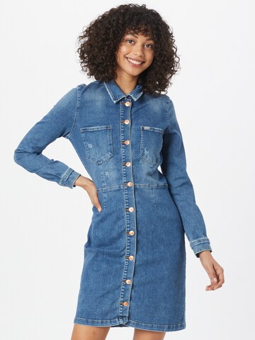 LTB Shirt Dress 'Halsey' in Blue: front
