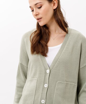 BRAX Knit Cardigan 'Alicia' in Green