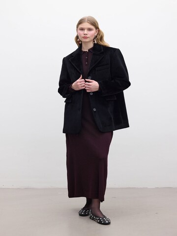 Manteau mi-saison MANUKA en noir