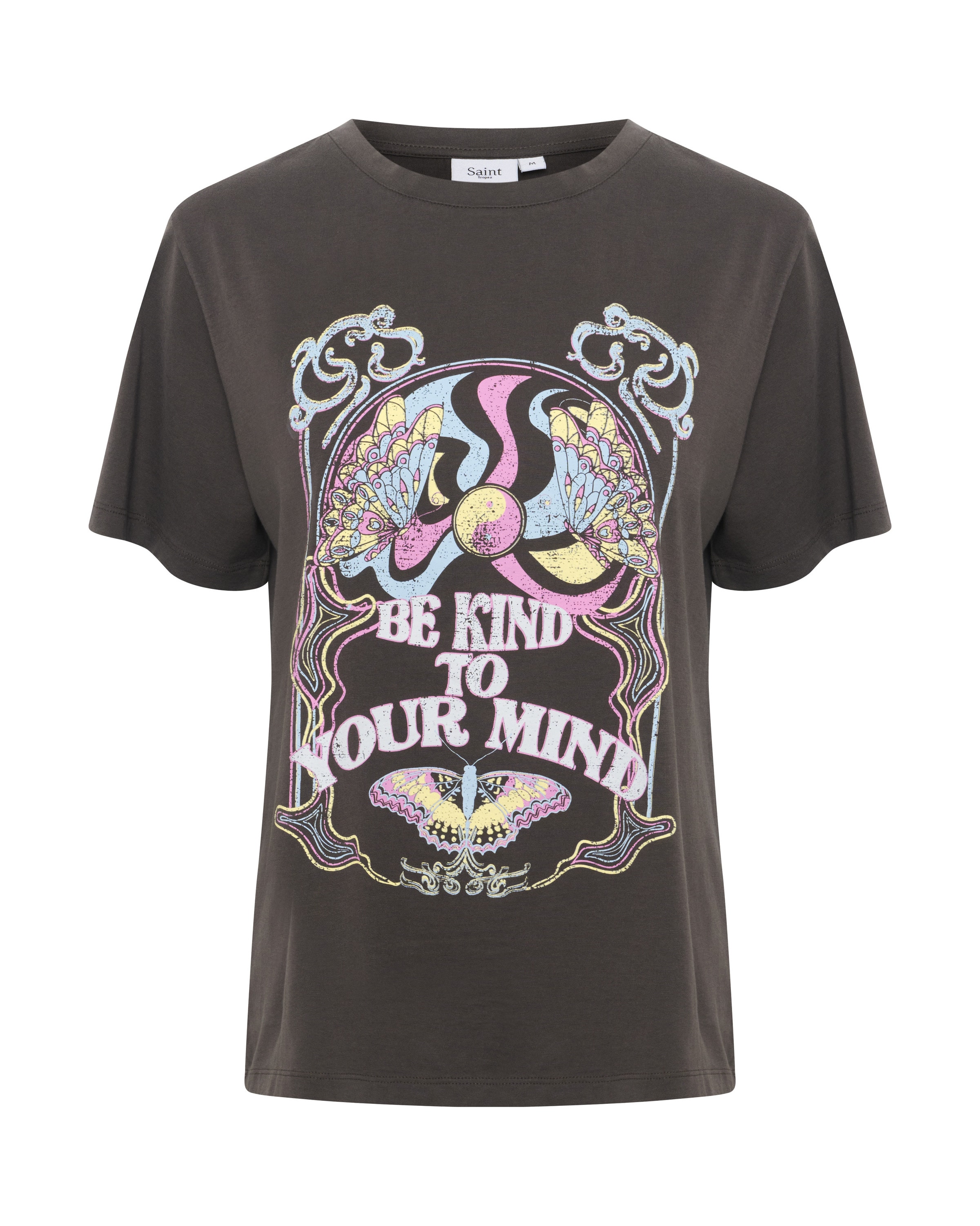 SAINT TROPEZ Shirt in Grey: front