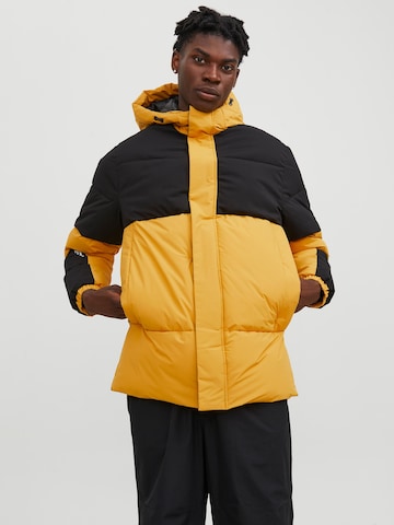 Veste d’hiver 'Force' JACK & JONES en jaune : devant