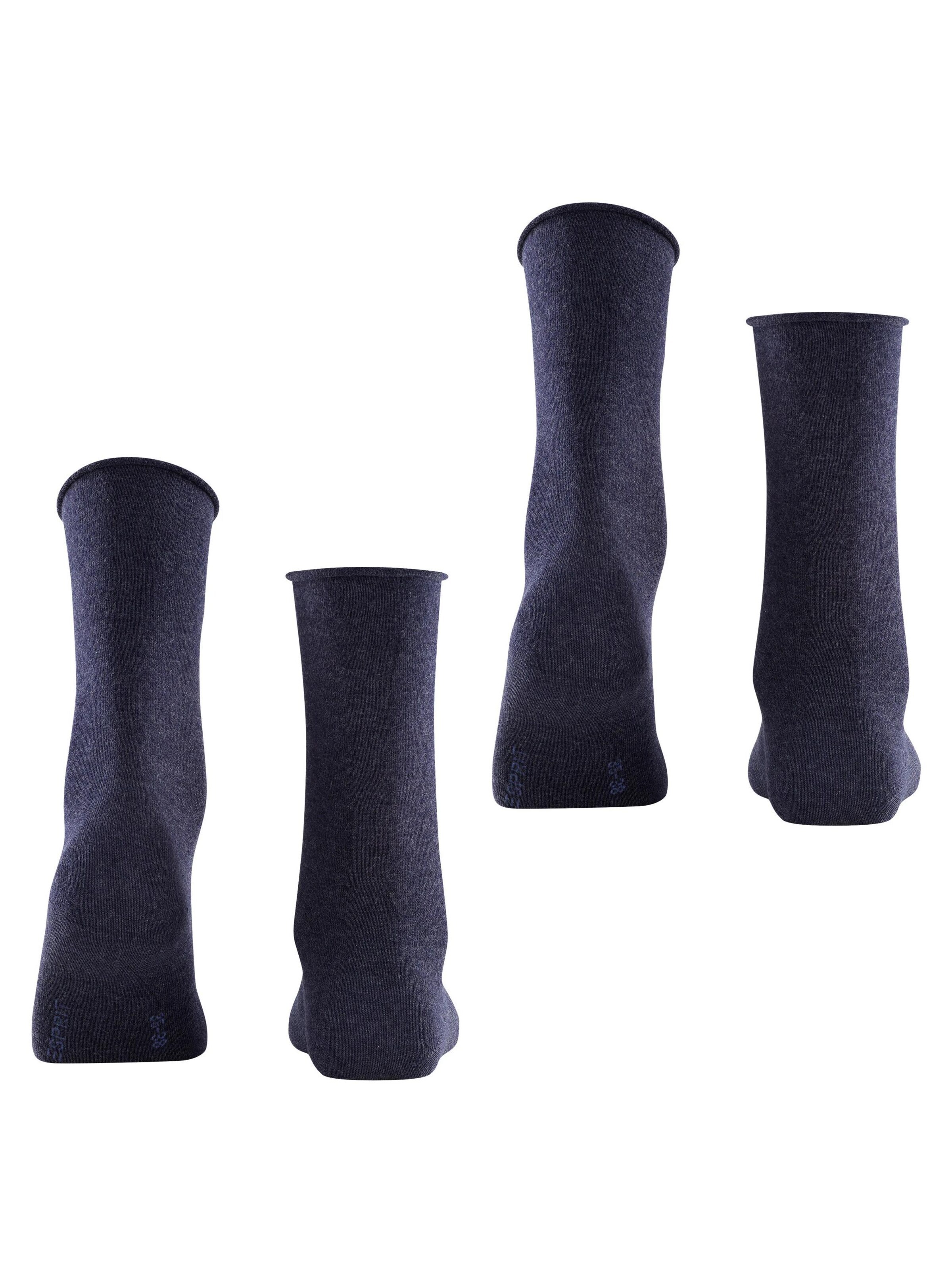 ESPRIT Socken 'Basic Pure 2-Pack'‌‌‌ in Blau