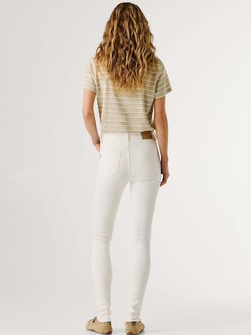Coupe slim Jean 'Regent' Pepe Jeans en blanc