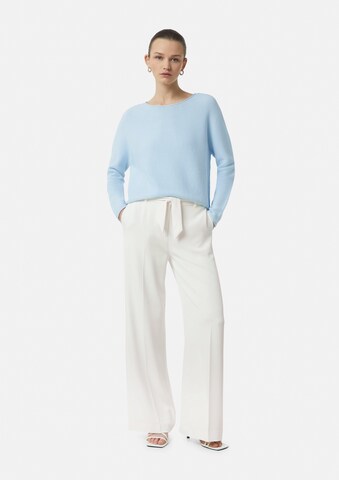 COMMA Wide Leg Hose in Weiß: Vorderseite