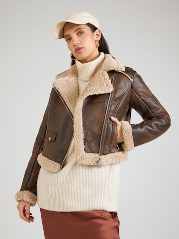 Tally Weijl Between-season jacket in Brown: front