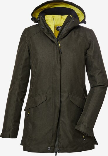 KILLTEC Veste outdoor en jaune / olive, Vue avec produit