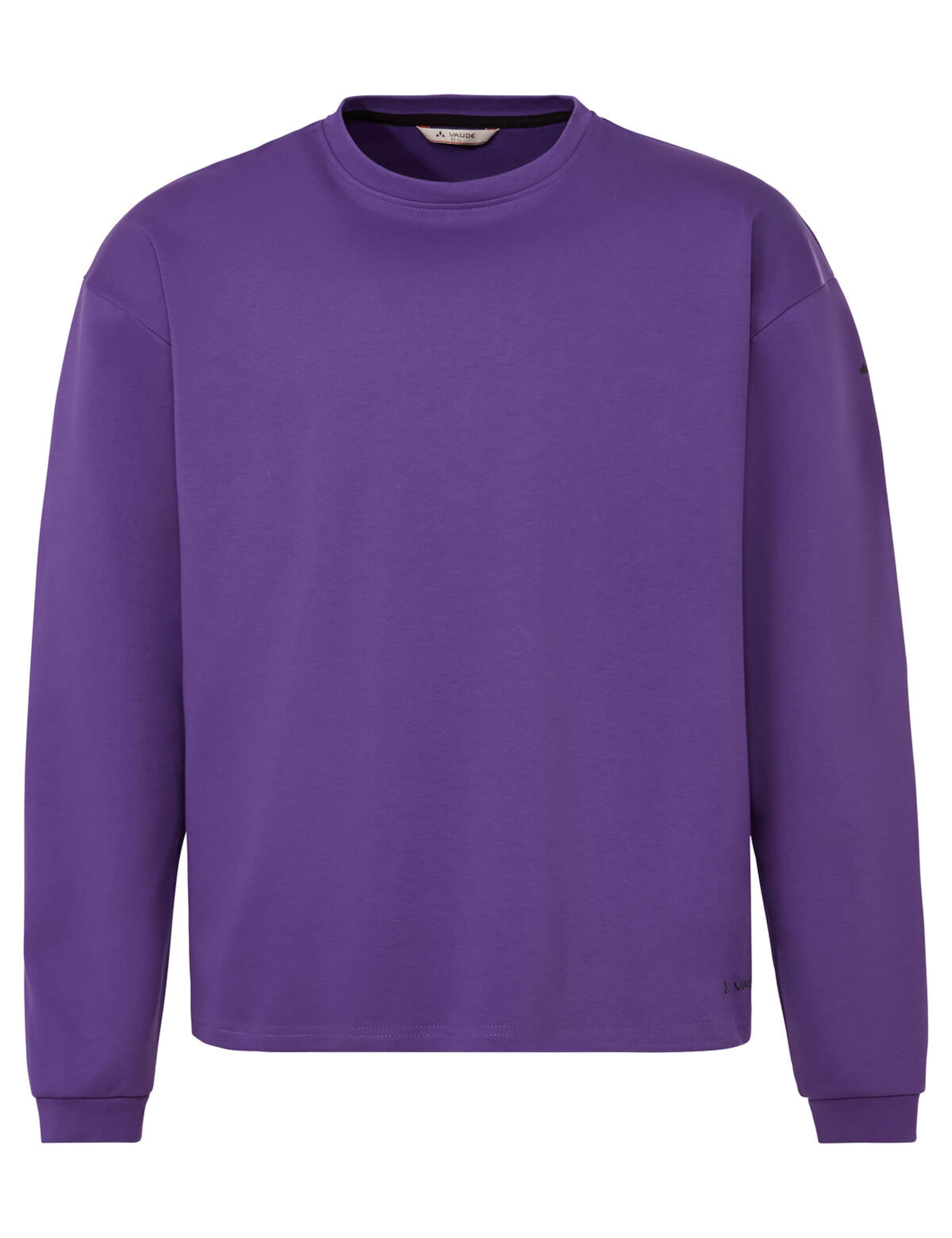 VAUDE Sports sweatshirt 'Najun' in Purple: front