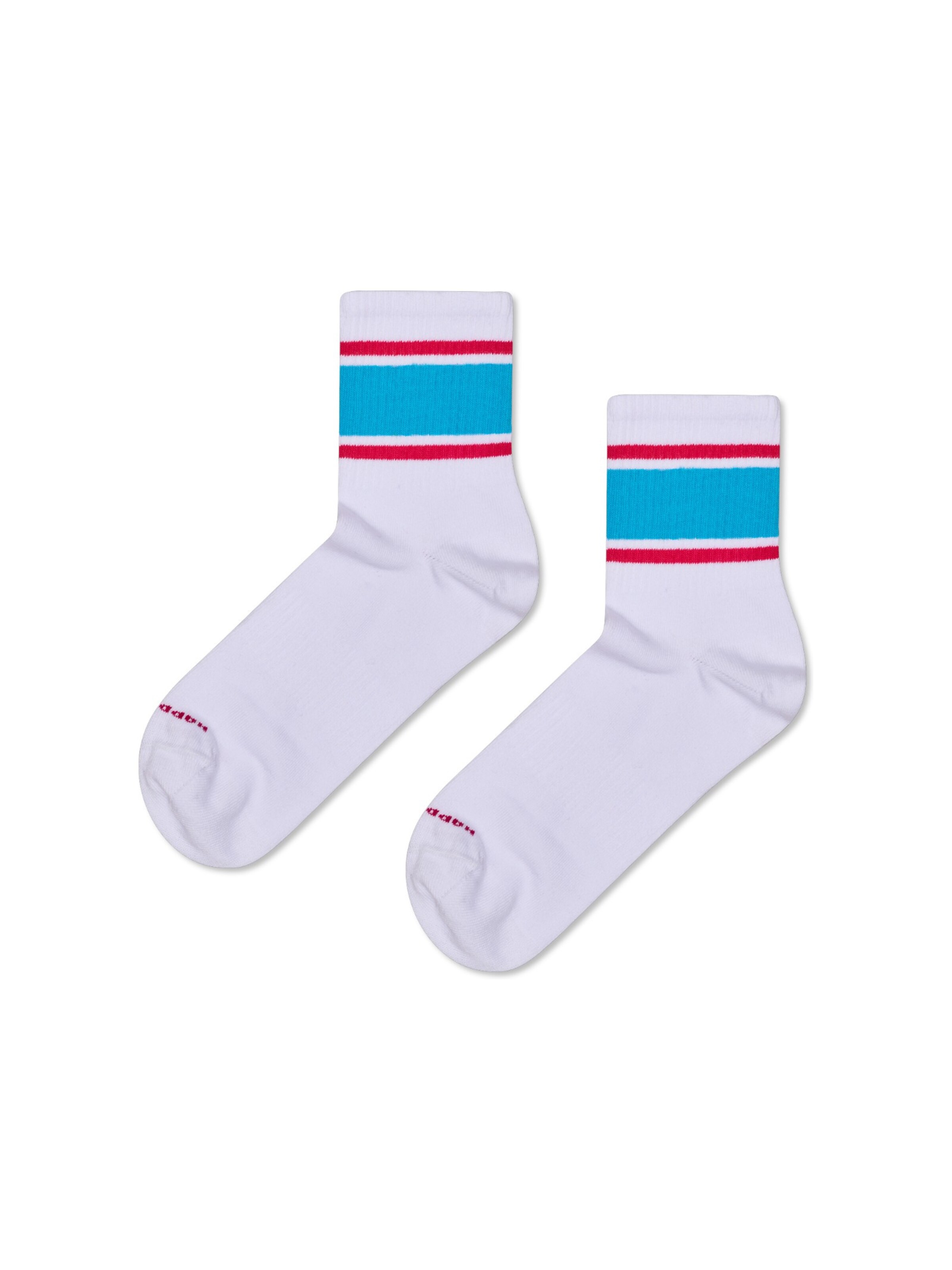 Happy Socks Socks '5-Pack Simple Stripe Short Crew Sock' in Black