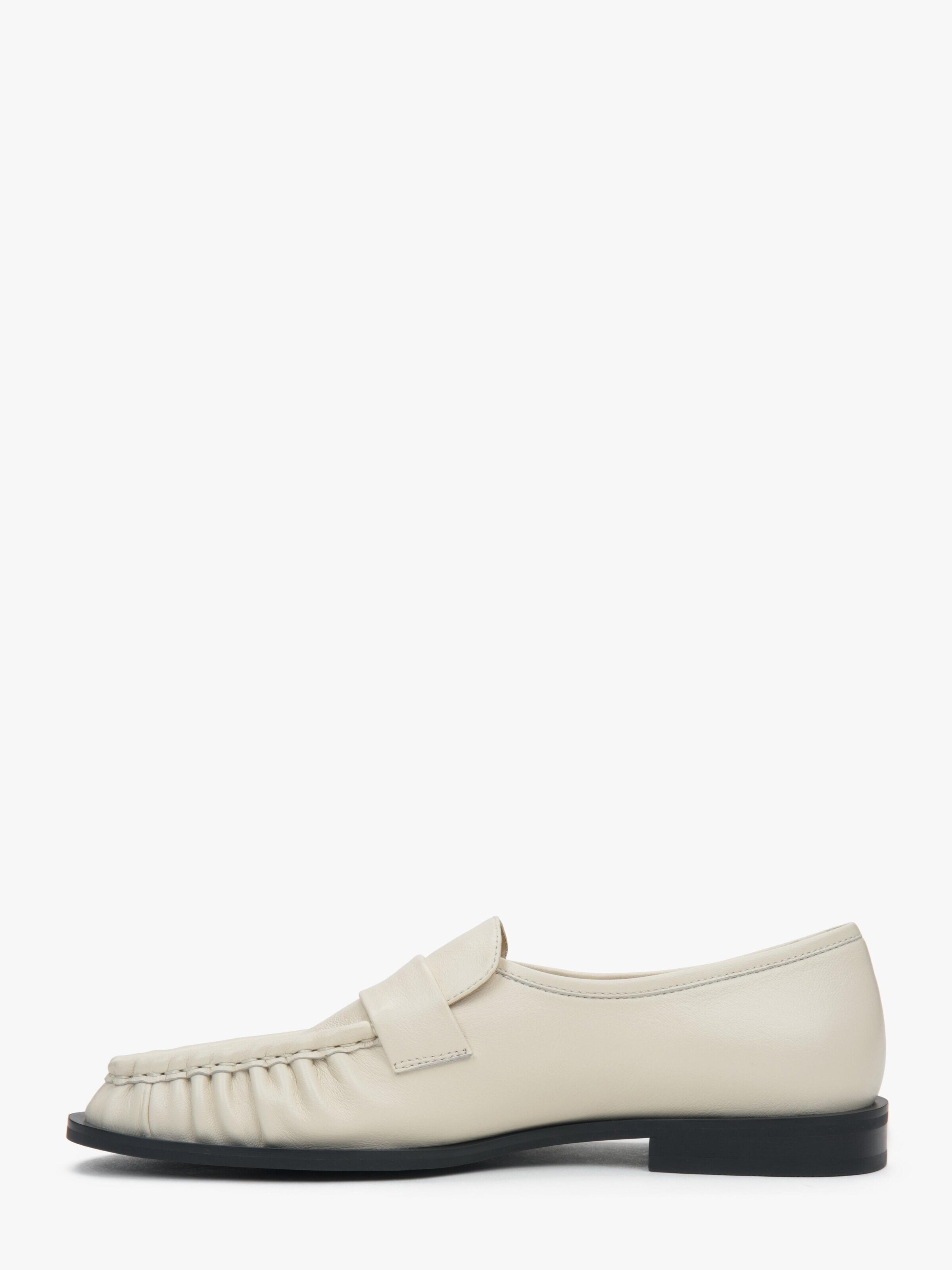 Estro Mokassin '152-501' in Beige: Vorderseite