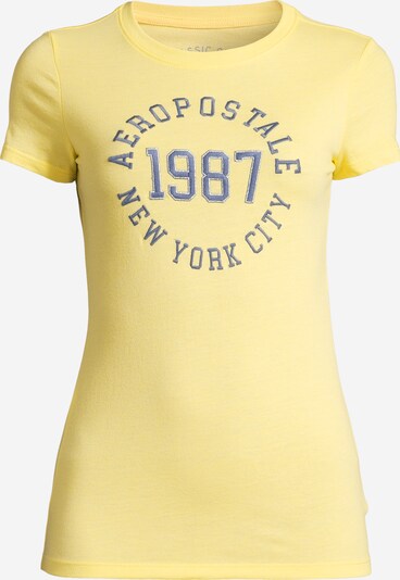 AÉROPOSTALE Camiseta 'JKI 1987' en amarillo / mora, Vista del producto