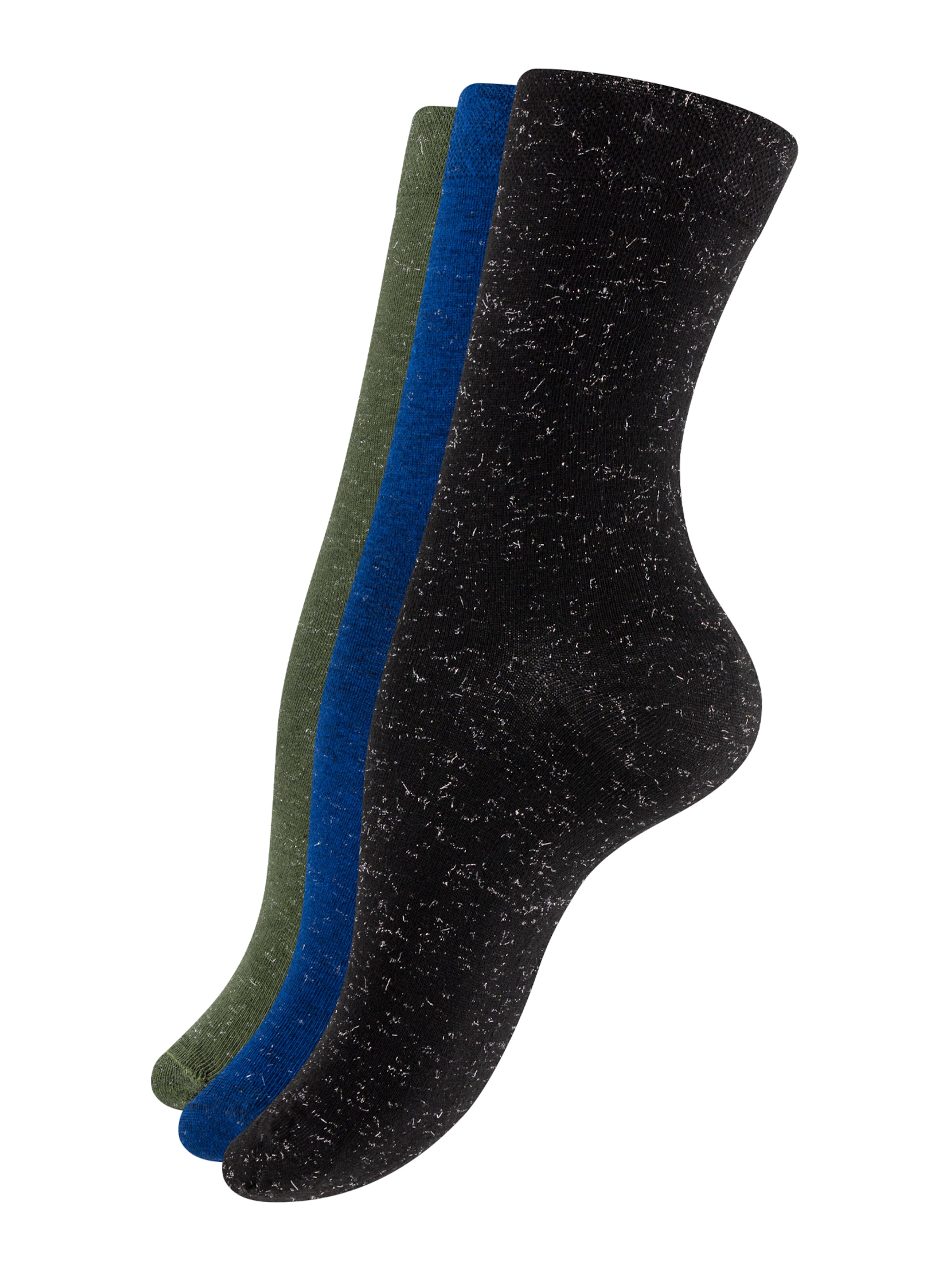 Calzino di Yenita in blu: frontale