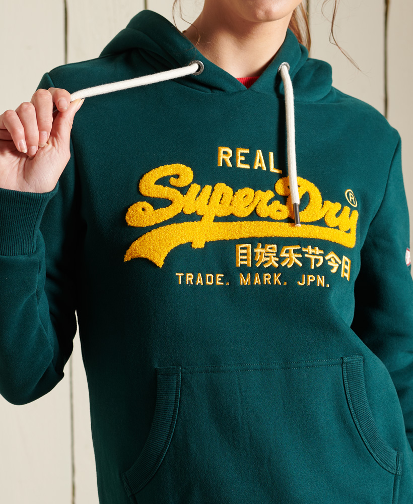 Superdry Sweatshirt in Smaragd 
