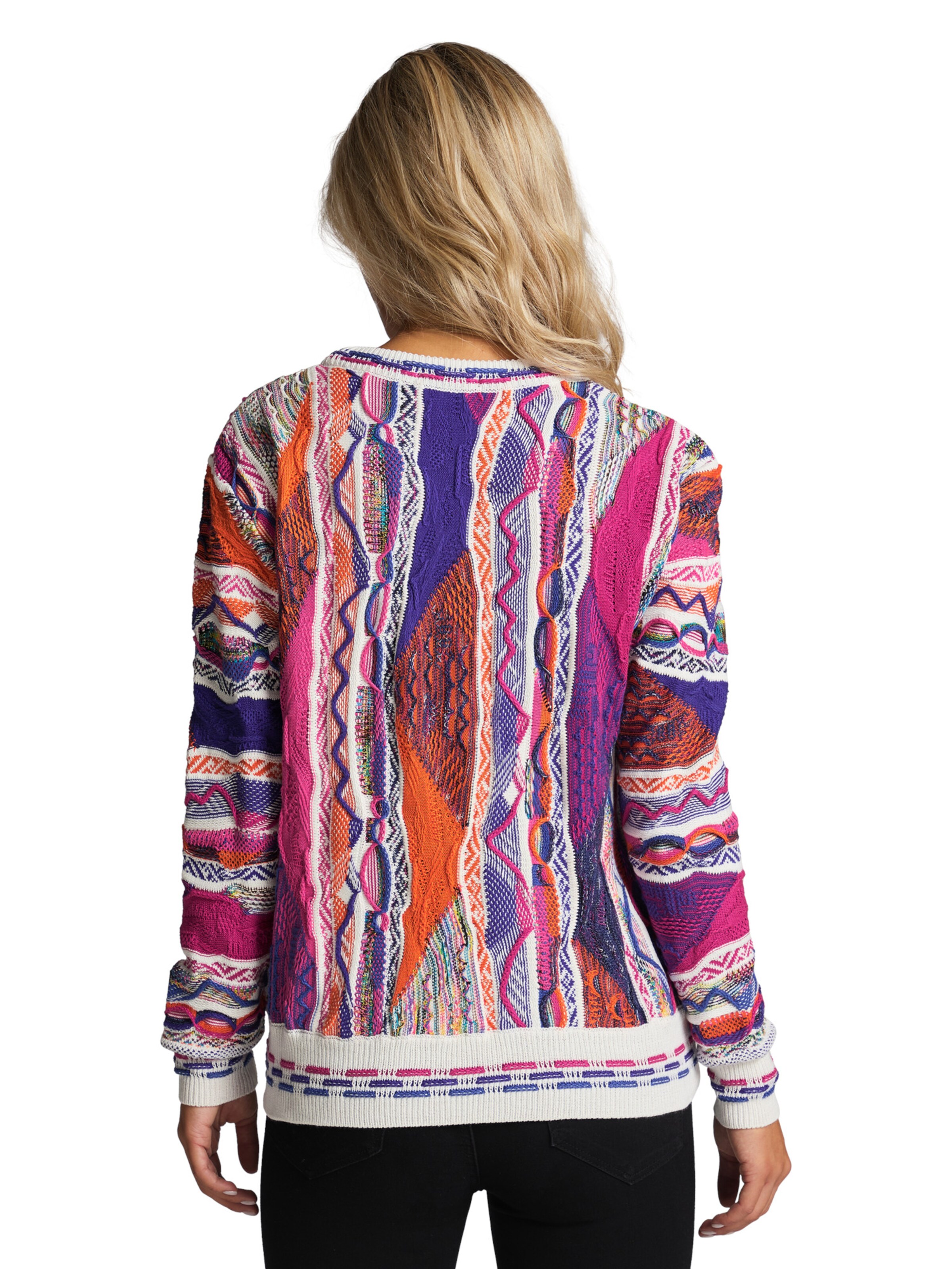 Carlo Colucci Pullover 'Constantina' in Mischfarben