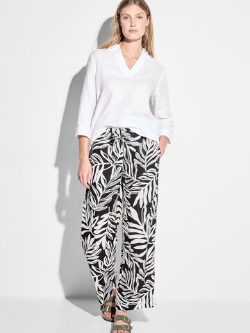 CECIL Wide leg Pants 'Neele' in Black