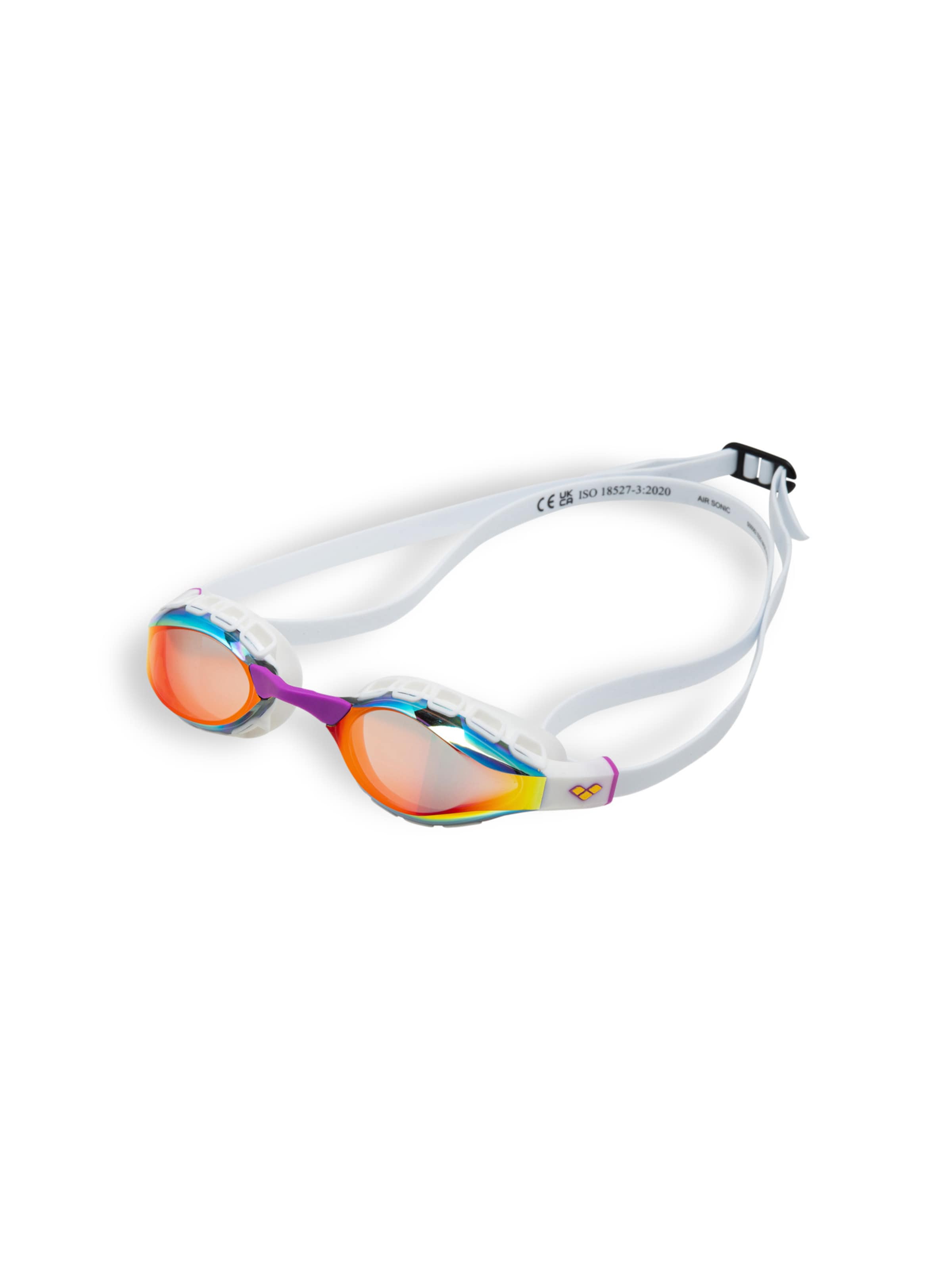 Occhiali 'Air Sonic Mirror' di ARENA in bianco: frontale