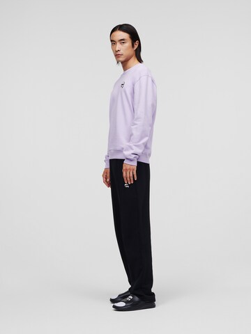 Karl Lagerfeld Sweatshirt ' Ikonik 2.0 Mini ' i lila