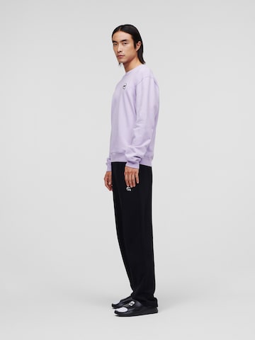 Sweat-shirt ' Ikonik 2.0 Mini ' Karl Lagerfeld en violet