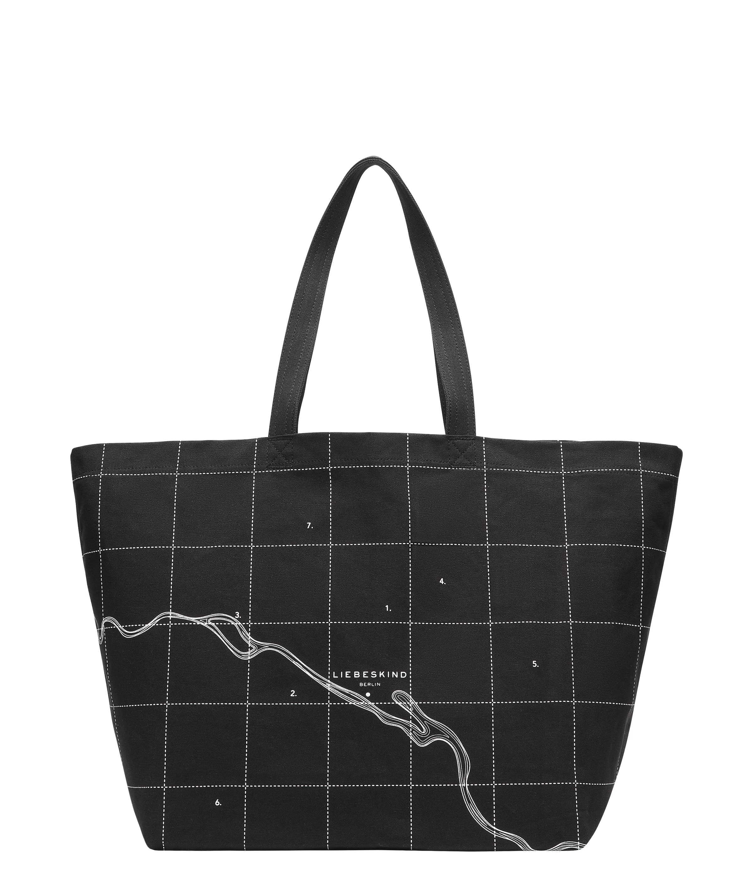 Cabas Liebeskind Berlin en noir : devant