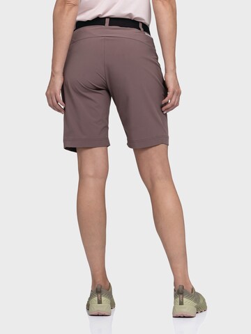 Schöffel Regular Outdoor trousers ' Hiking Shorts Style Blaustein WMS ' in Purple
