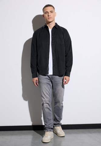 Street One MEN Regular fit Button Up Shirt in Black