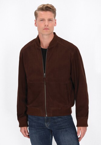 Veste mi-saison DreiMaster Vintage en marron : devant