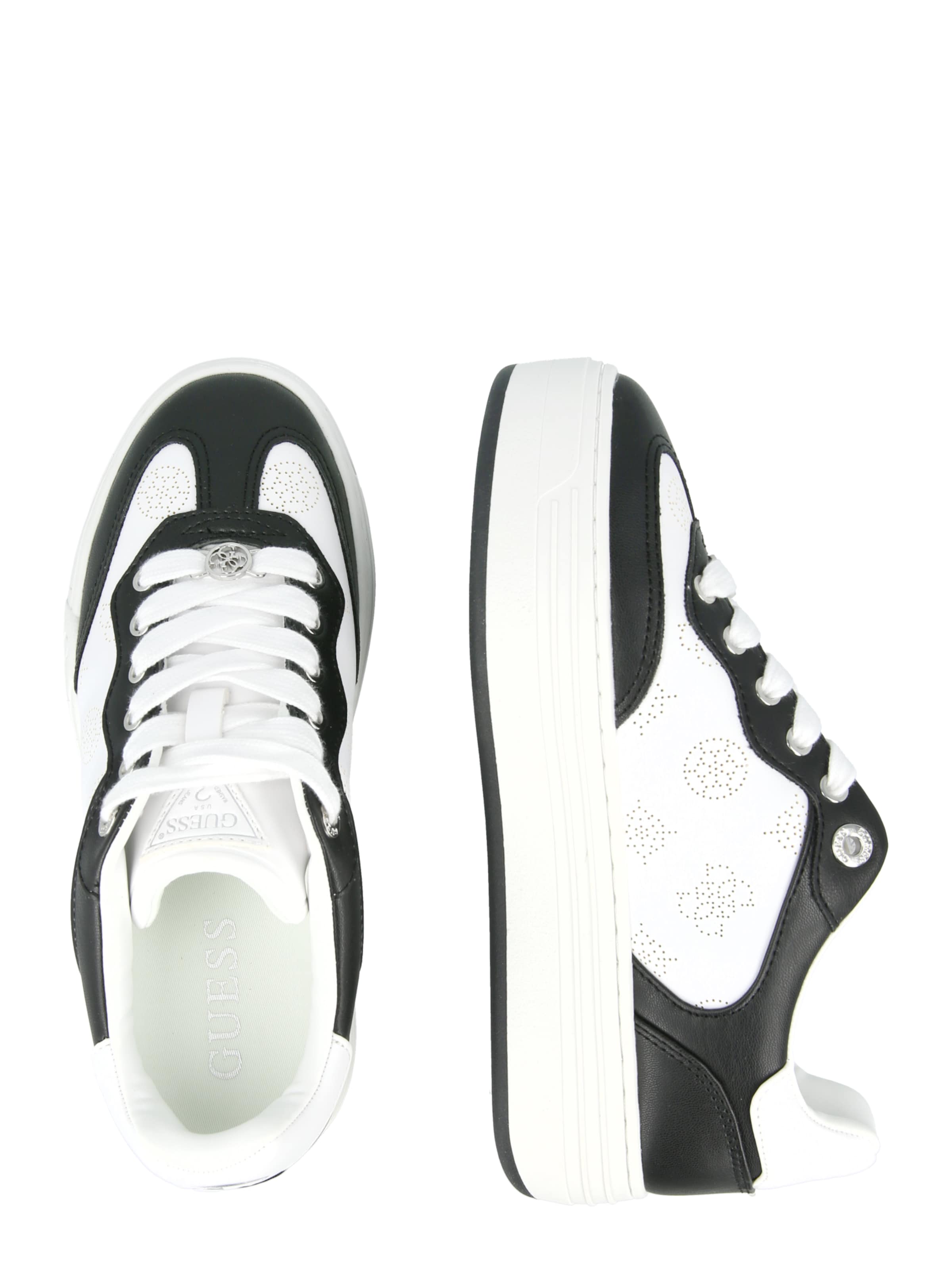 GUESS - Zapatillas deportivas bajas 'SWOLE3' en blanco