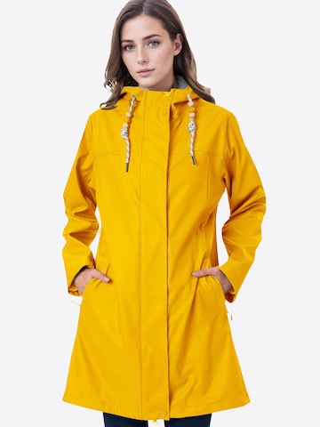 ATLASLAVA Outdoor Coat in Yellow: front