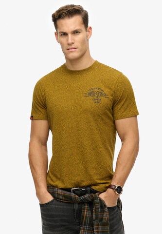 Superdry Shirt 'Copper' in Yellow: front