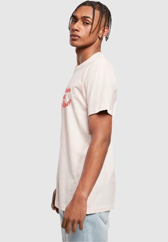 T-Shirt 'Merry Christmas And Happy Always' Merchcode en rose