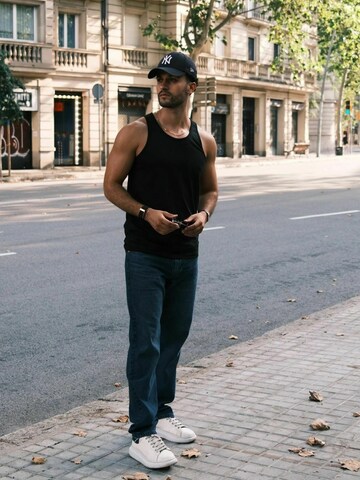 T-Shirt ' Basic Tanktop ' TEESHOPPEN en noir