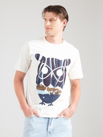 KnowledgeCotton Apparel Bluser & t-shirts i beige: forside