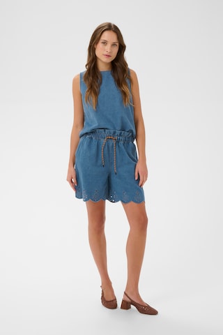 SAINT TROPEZ Regular Shorts in Blau