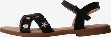 Super Mode Sandale 'Kindersandalen mit Klettverschluss' in Schwarz: Vorderseite