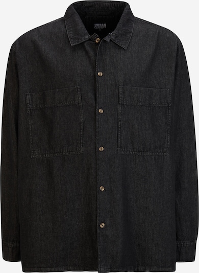 Urban Classics Button Up Shirt in Black denim, Item view