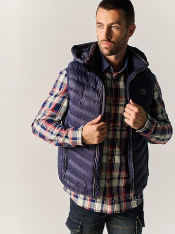 Gilet KOROSHI en bleu