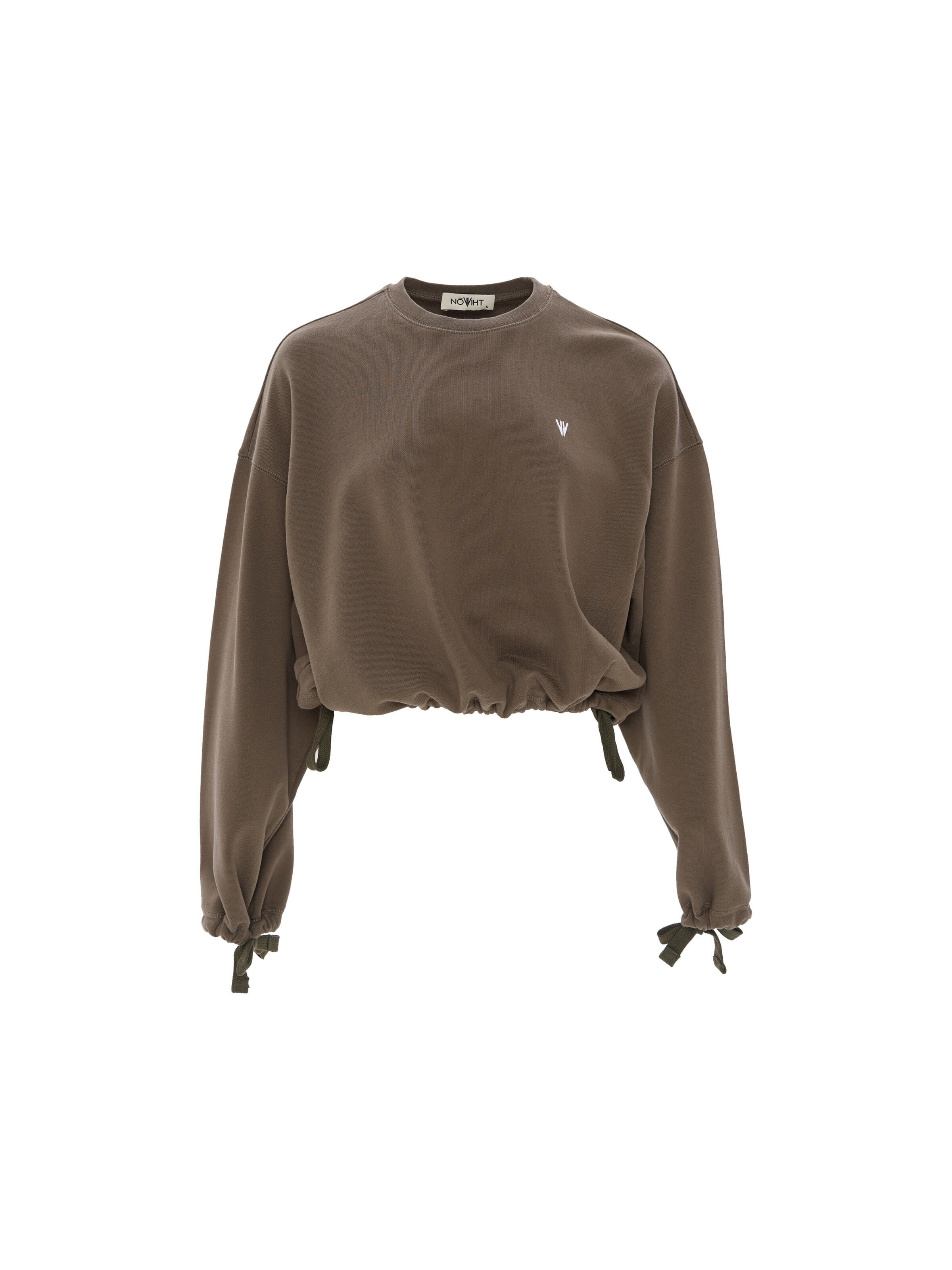 NOWIHT Sweatshirt 'Zephyrine' in Groen: voorkant