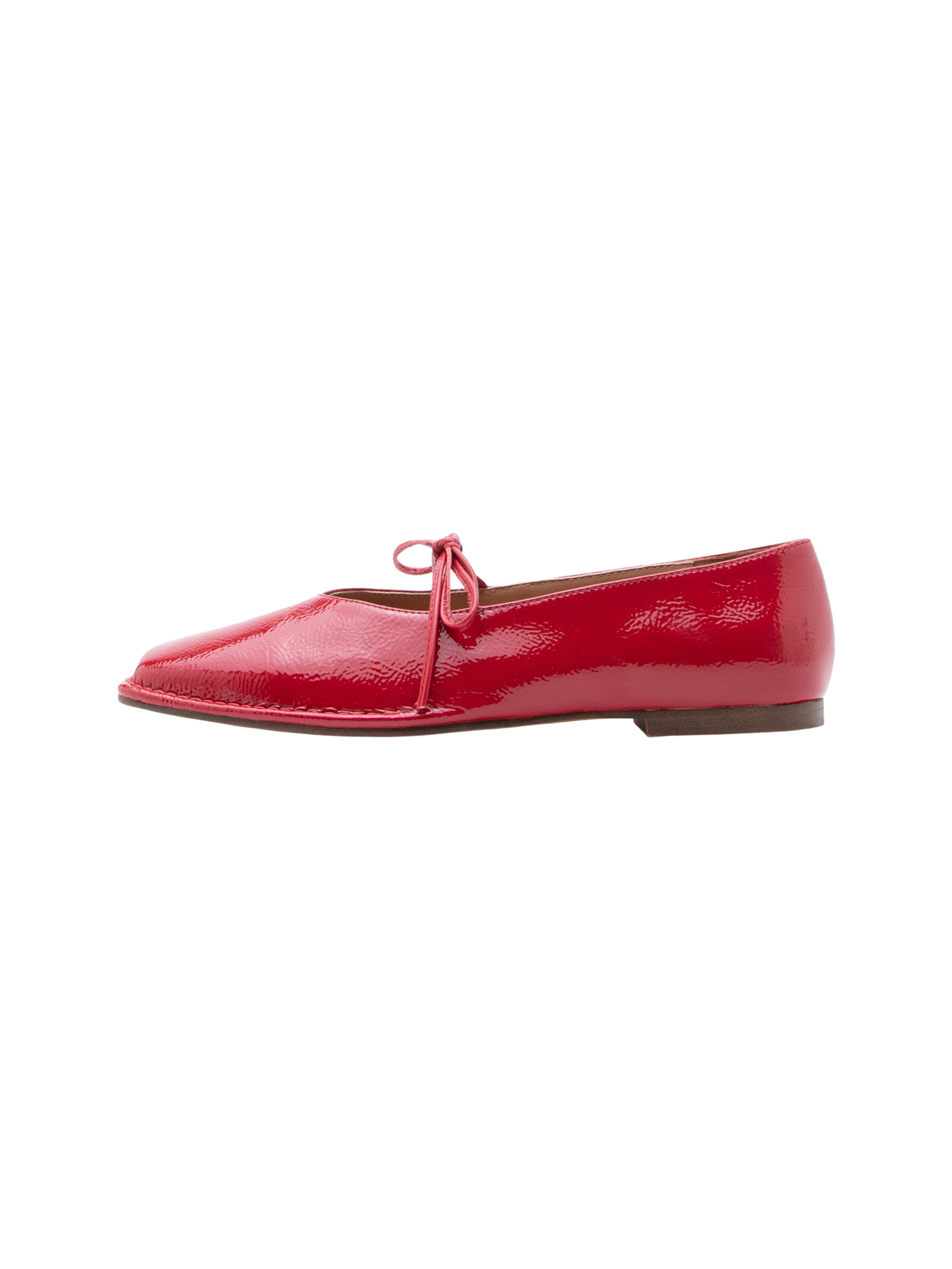 STEVE MADDEN Ballerina met riempjes 'Lola' in Rood: voorkant